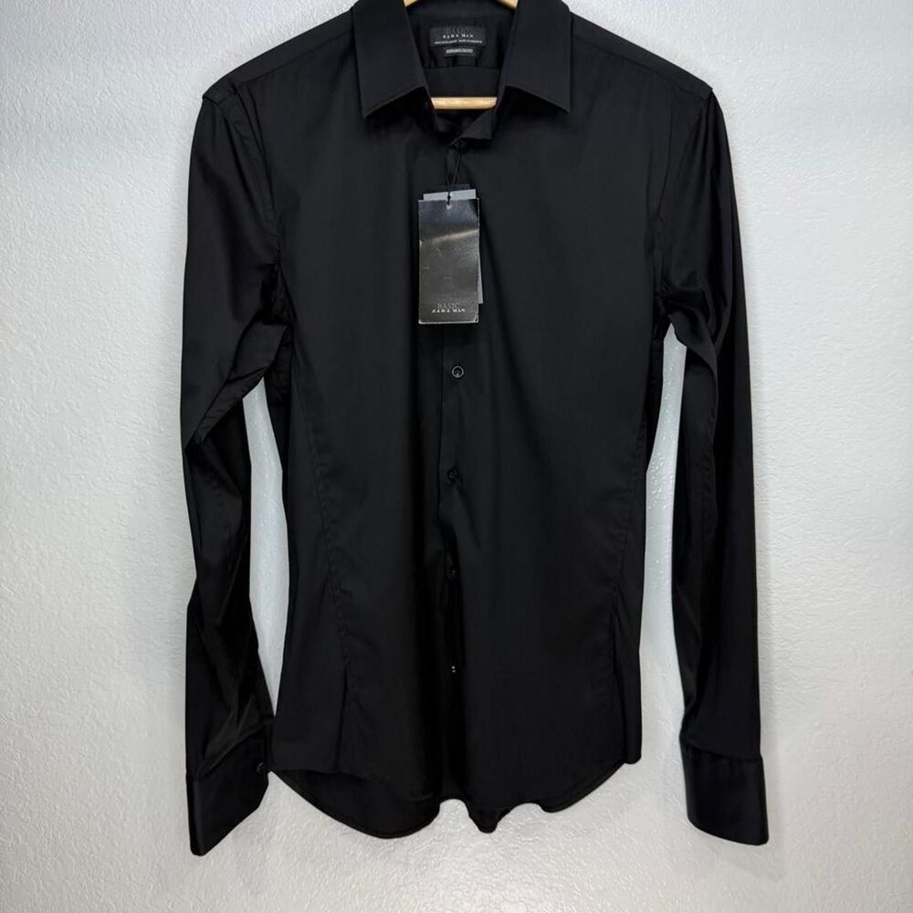 Zara Men's Black Shirt